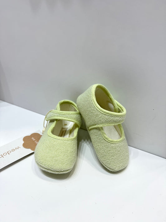 Scarpina verde ballerina
