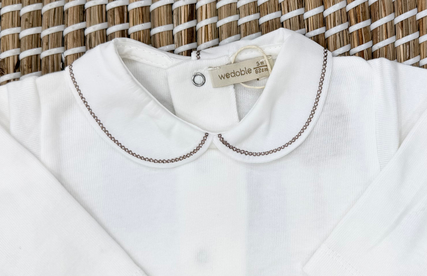 Body polo nocciola wedoble