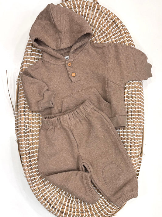 Tuta completa garzata-felpata