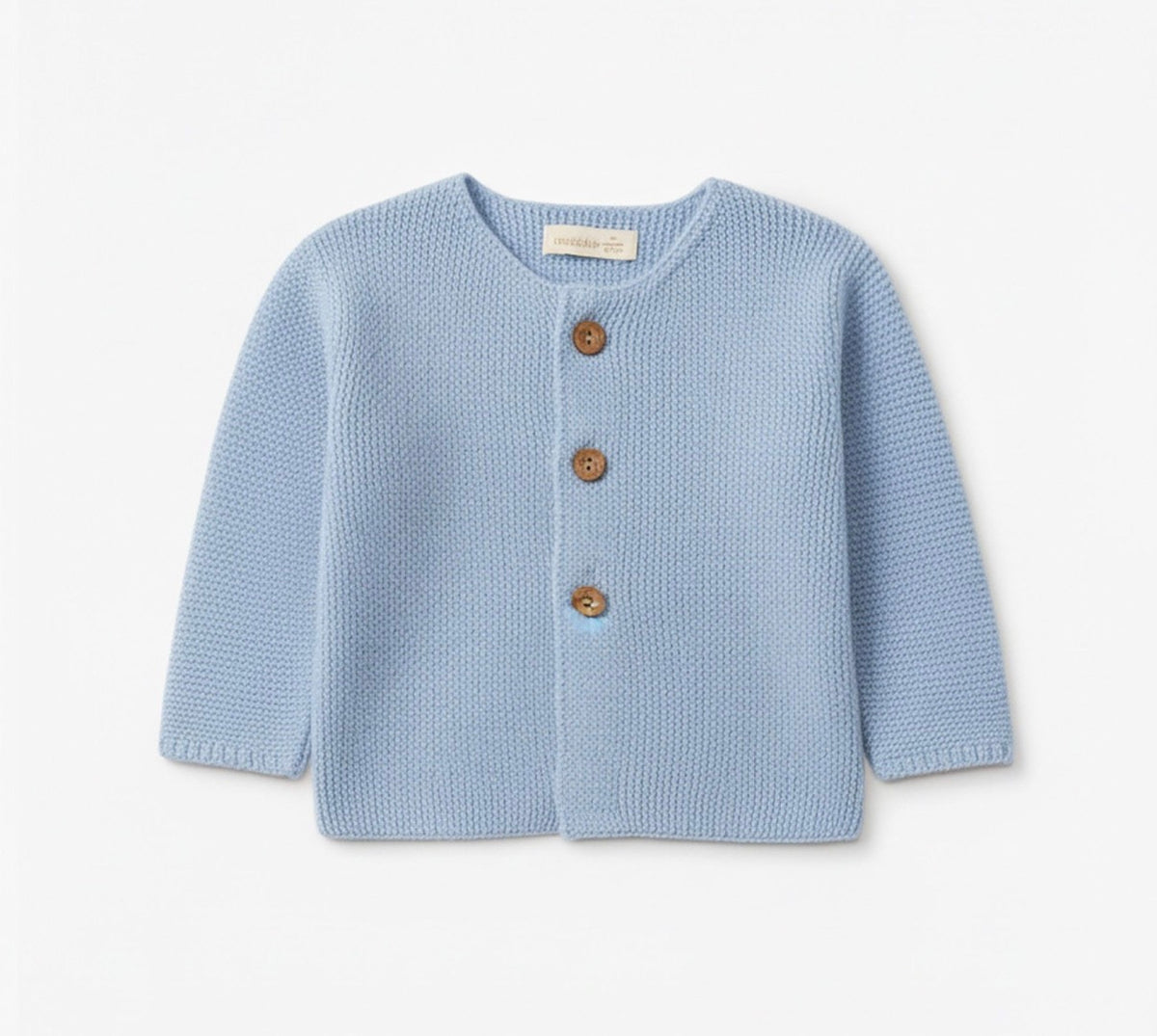 Cardigan wedoble celeste
