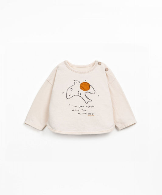 T-shirt con disegno sul davanti
