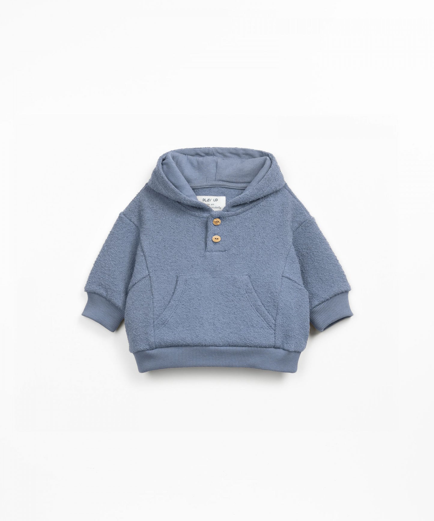 Felpa in maglia con cappuccio