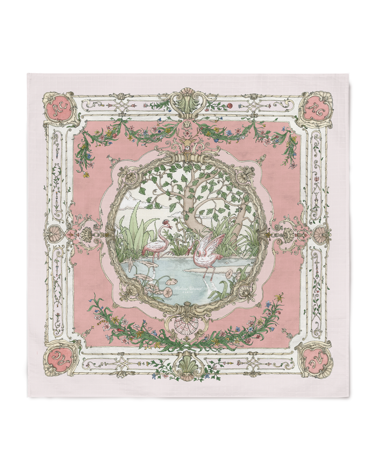 Mussola cigno rosa