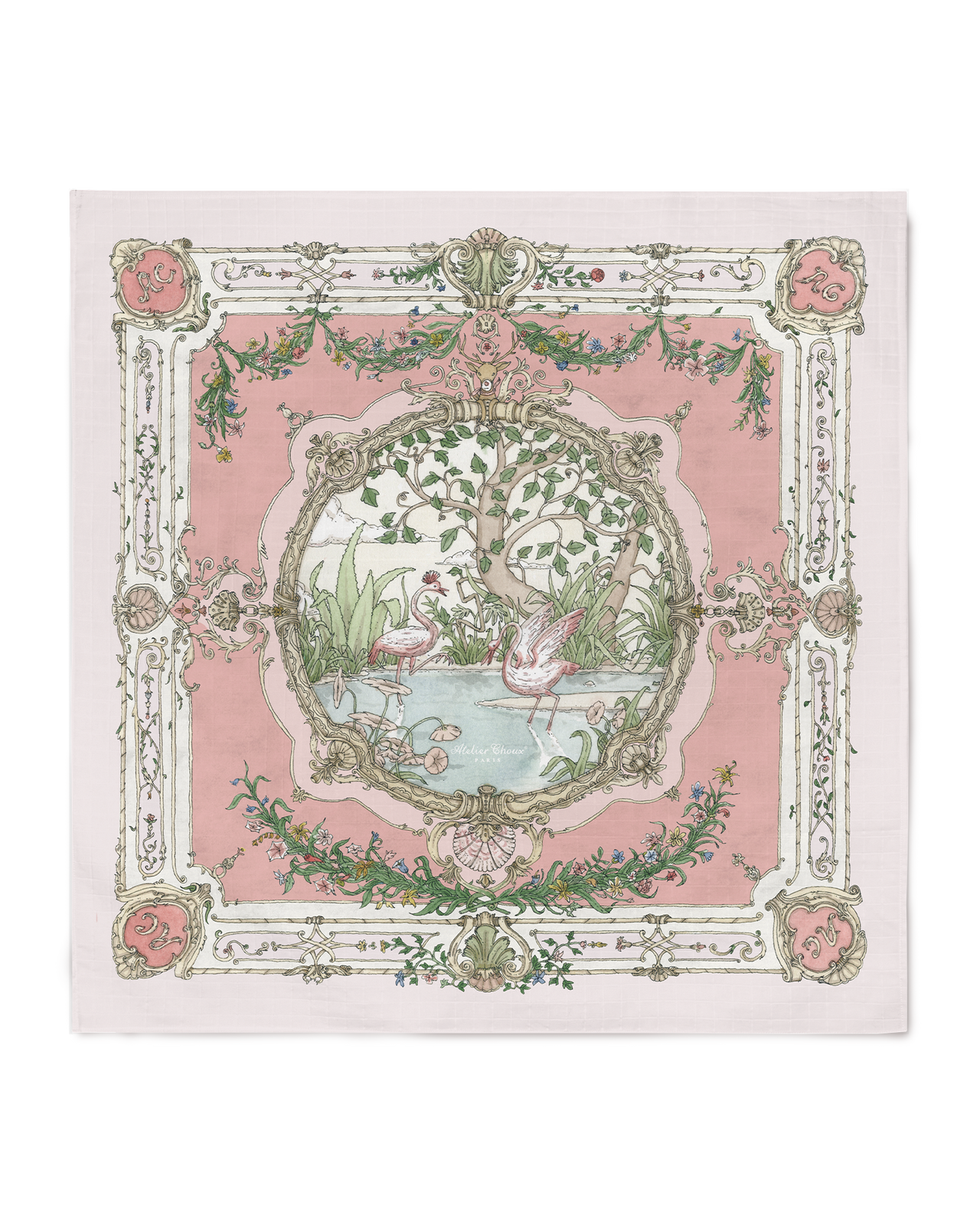 Mussola cigno rosa