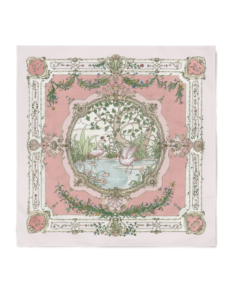 Mussola cigno rosa