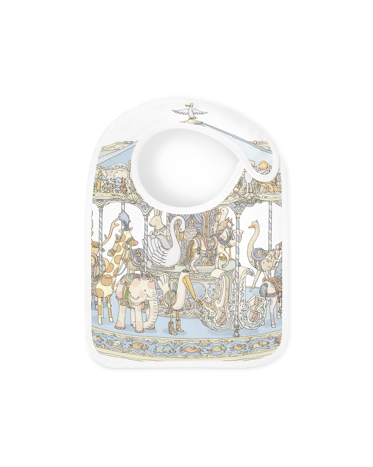 BAVAGLINO IN RASO CAROUSEL BLUE