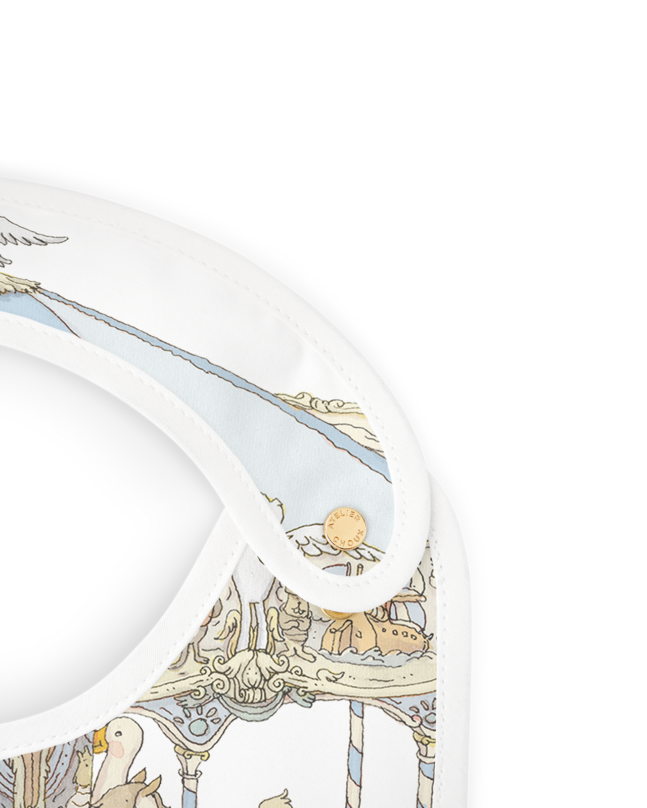BAVAGLINO IN RASO CAROUSEL BLUE