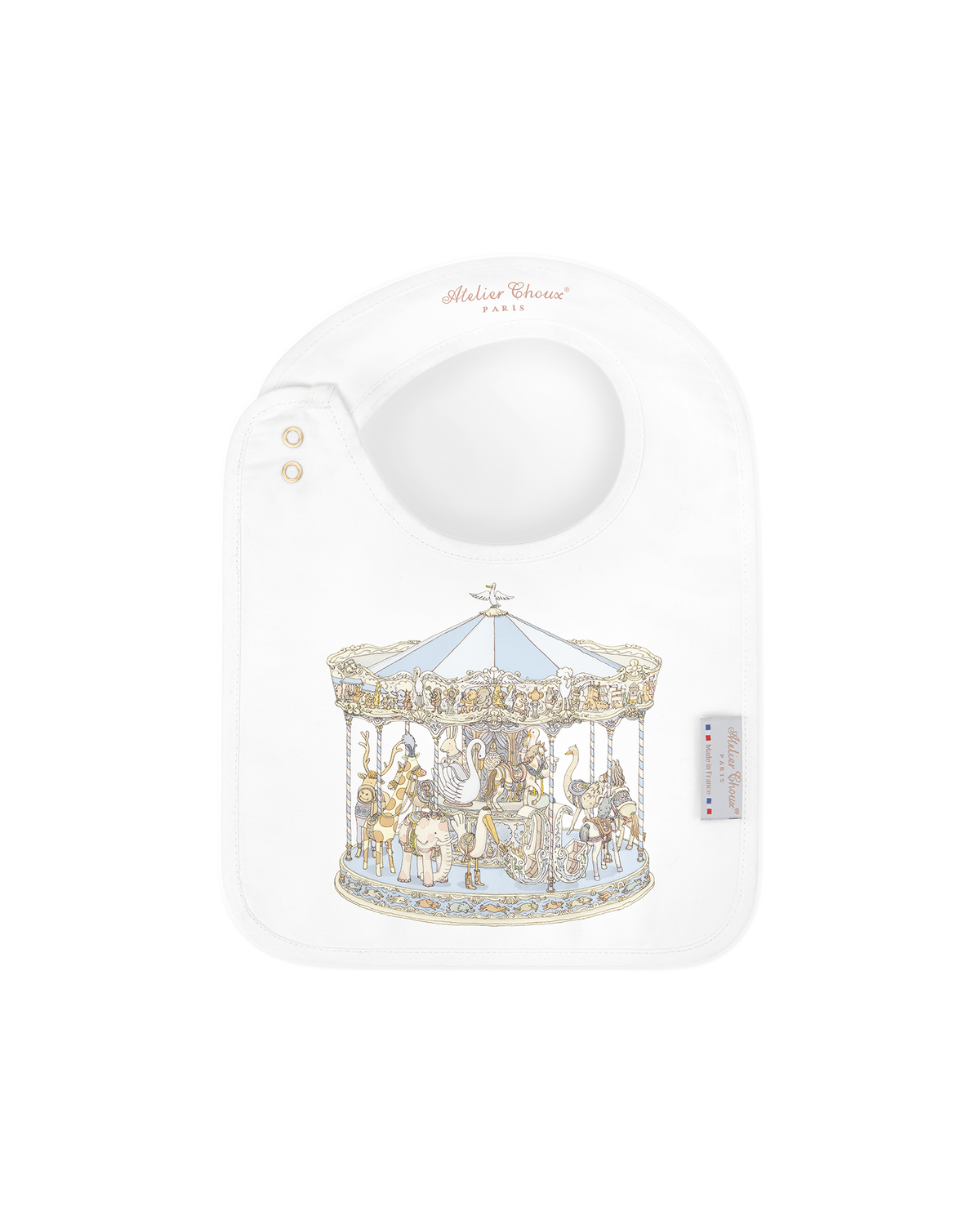 BAVAGLINO IN RASO CAROUSEL BLUE