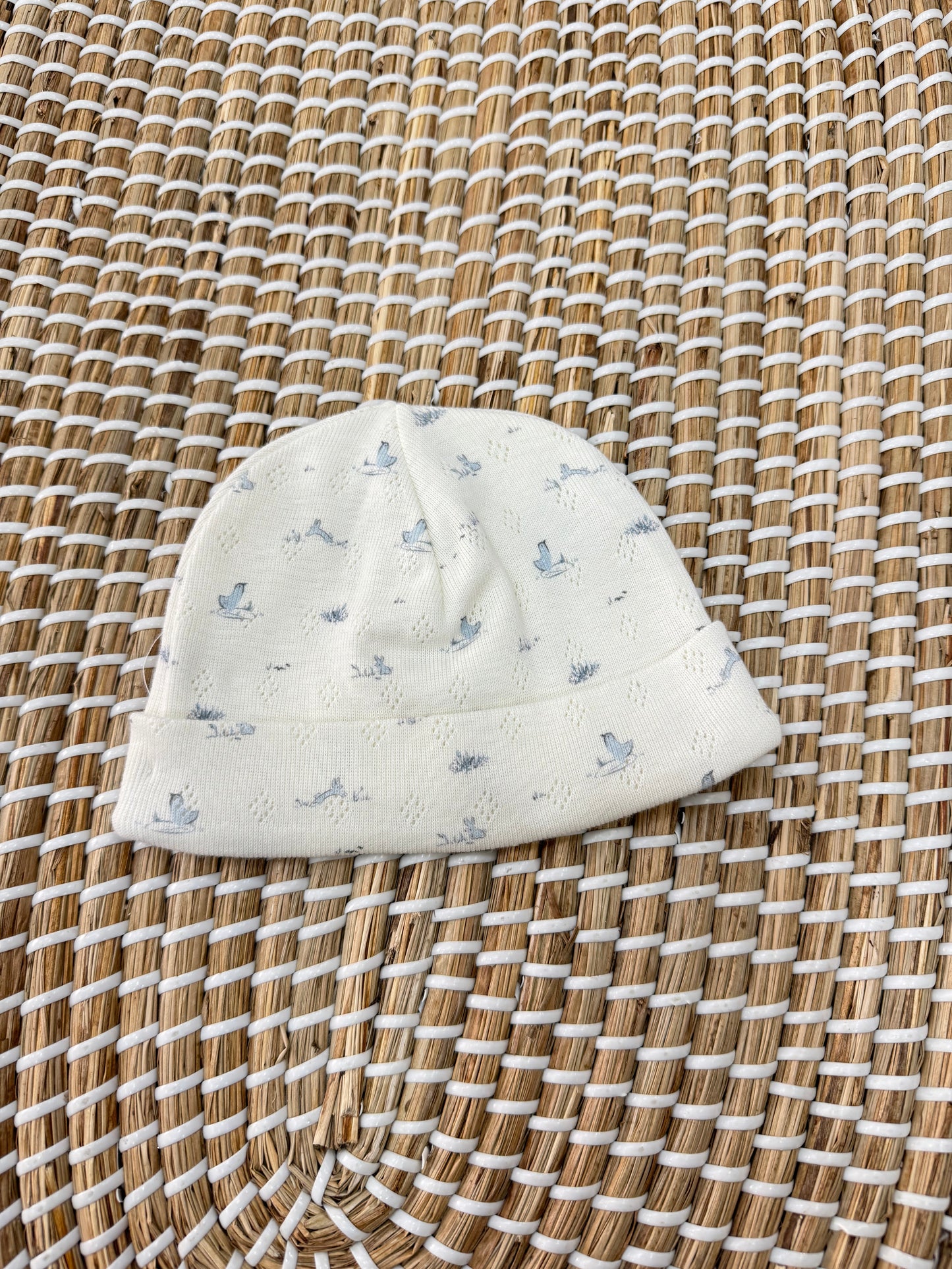 Cappellino cotone uccellini