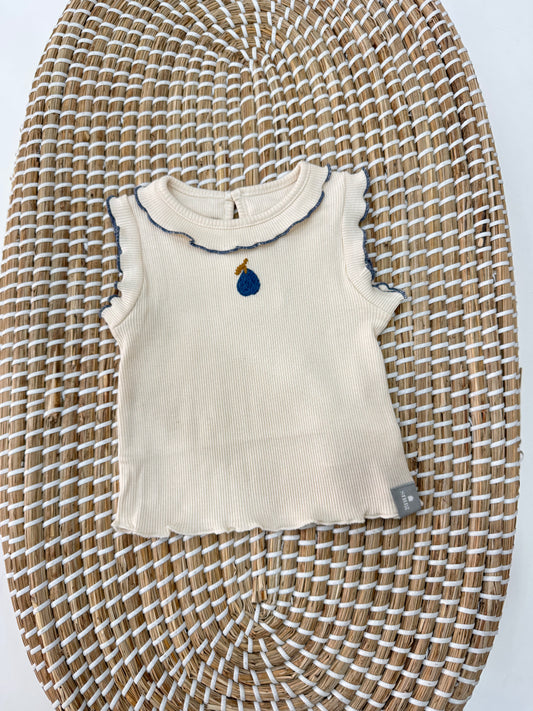 Top giromanica blu