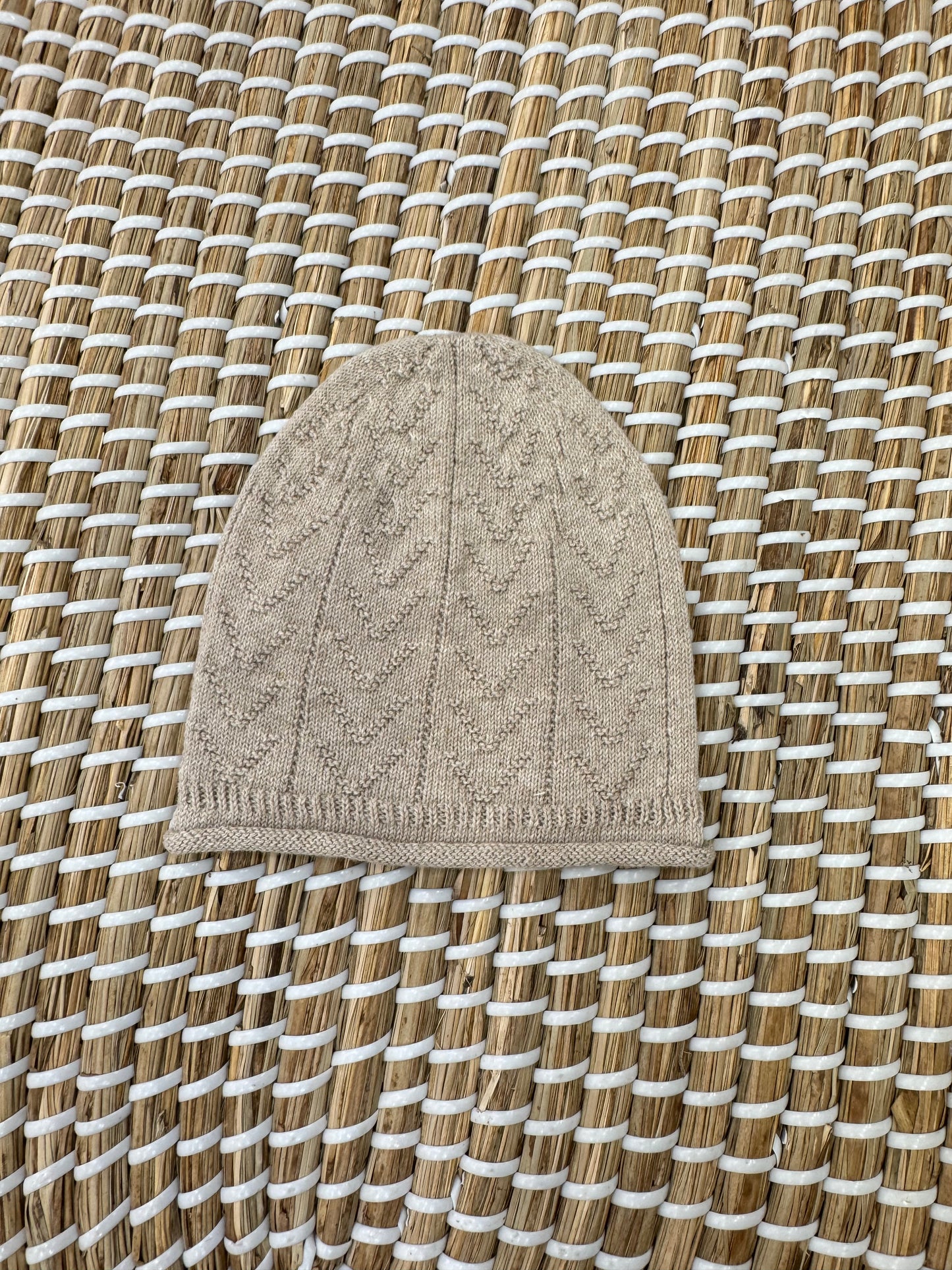 Cappello traforato marrone
