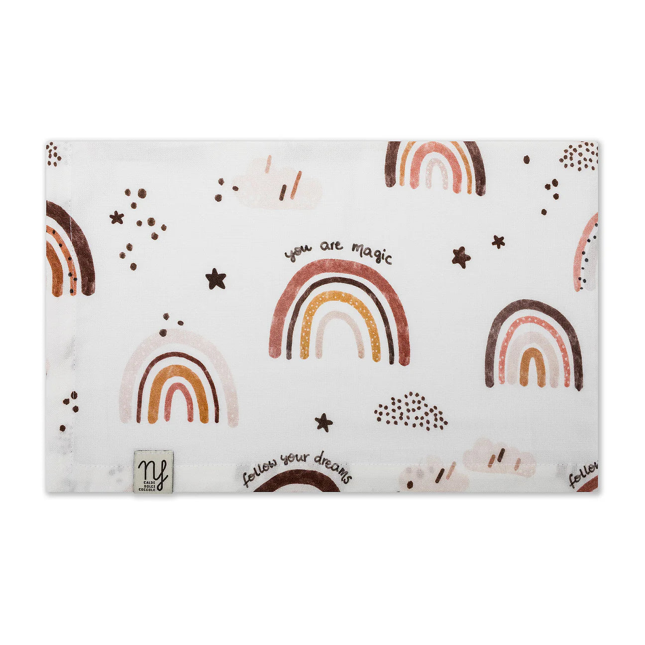 Mussola in bamboo rainbow
