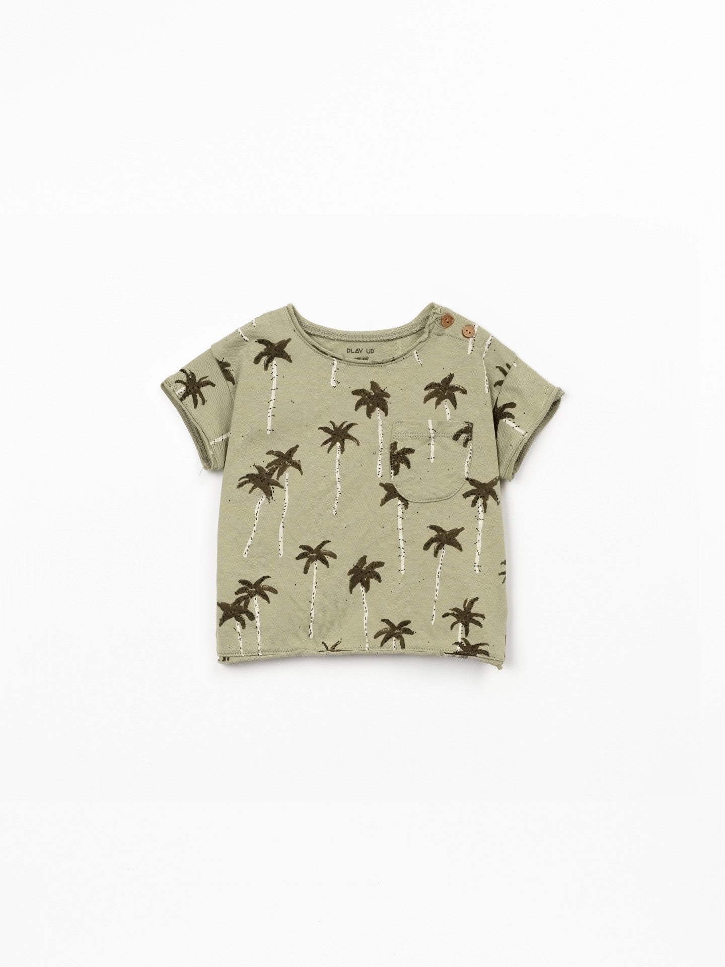 T-shirt con apertura sulla spalla
