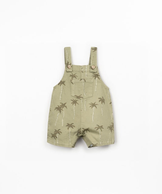 Salopette denim palme