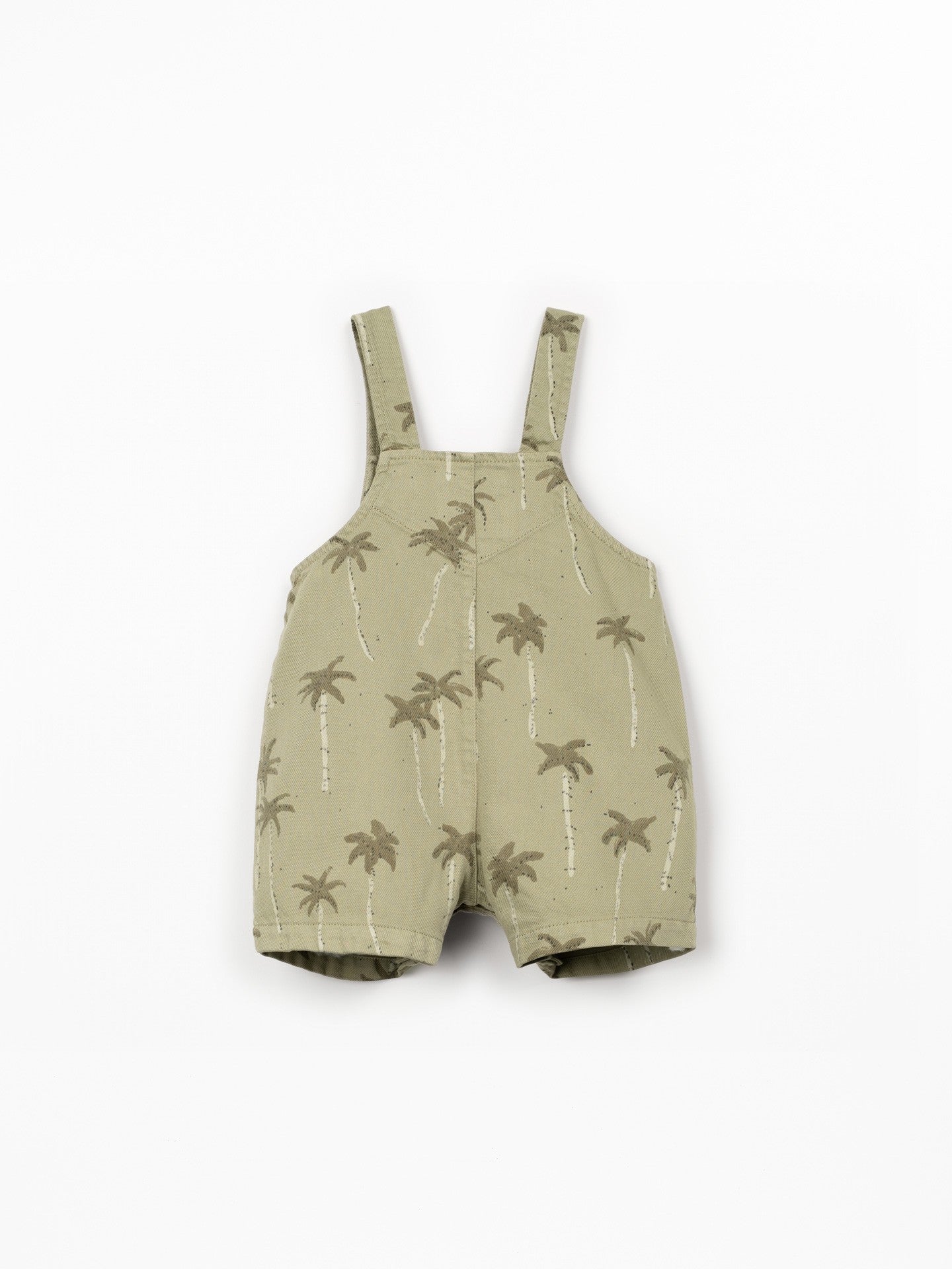 Salopette denim palme